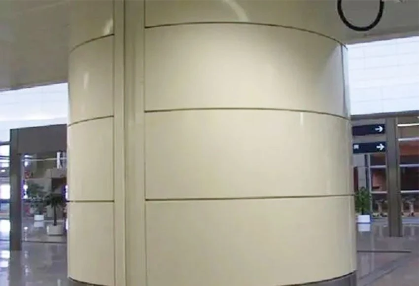 Curved Aluminum Honeycomb Panels